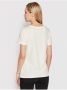 Guess Adele Katoenen T-shirt met Driehoekig Logo White Dames - Thumbnail 4