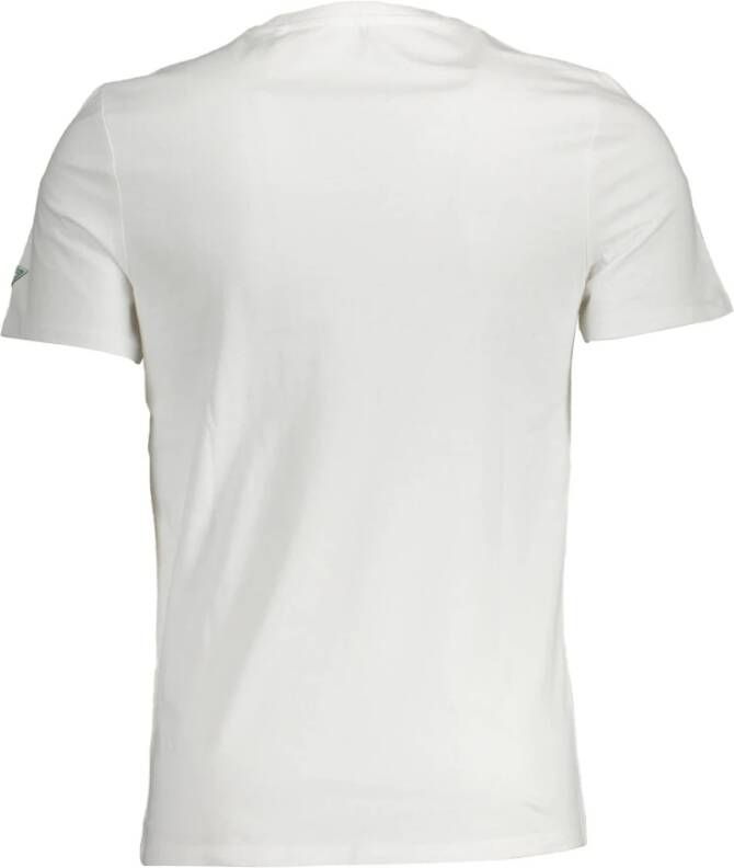 Guess T-shirt Wit Heren