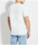 Guess Iconisch Katoenen T-Shirt Wit White Heren - Thumbnail 3
