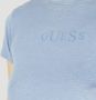 Guess T-shirt Blauw Dames - Thumbnail 2