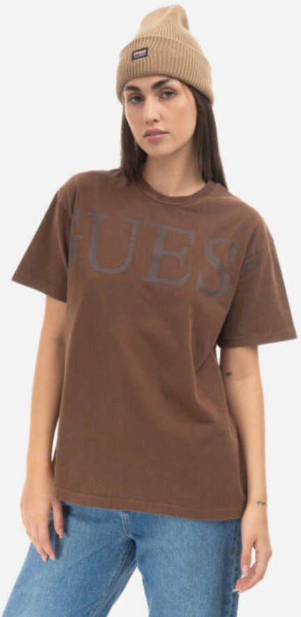 Guess T-shirt Bruin Unisex