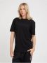 Guess Organisch Katoenen 3D Logo T-Shirt Zwart Black Heren - Thumbnail 4