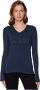 Guess Ronde Hals T-shirt Blue Dames - Thumbnail 2