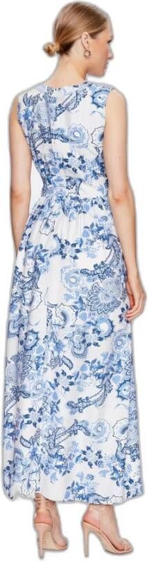 Guess Mouwloze Lange Jurk Gisel Blauw Dames