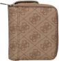 Guess Beige Rits Portemonnee voor Vrouwen Beige Dames - Thumbnail 2