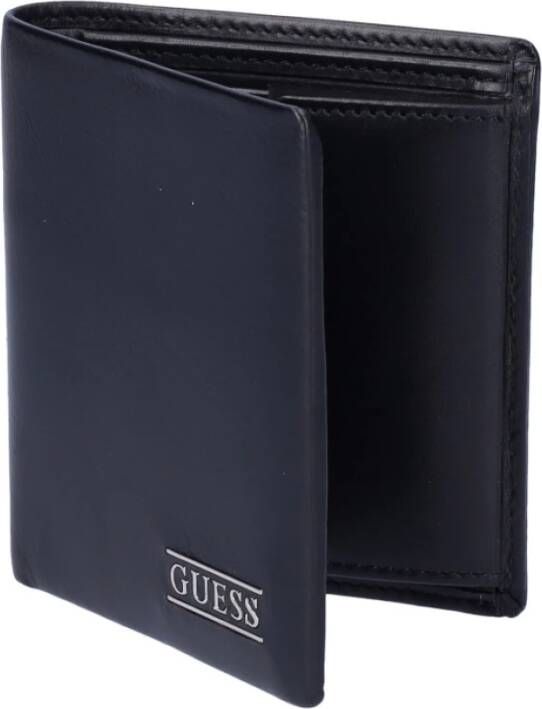 Guess Zwarte Portemonnee met Kaarthouder Zwart Dames