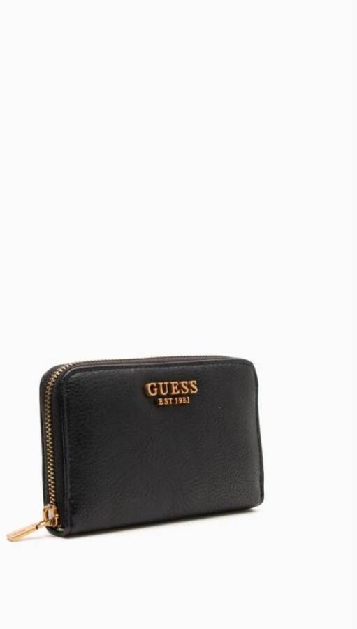 Guess Arja Zwarte Portemonnee met Ritssluiting Zwart Dames
