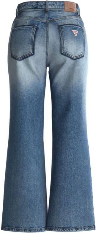 Guess Wide Jeans Blauw Dames