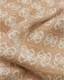 Guess Logo Sjaal All Over Design Beige Dames - Thumbnail 2