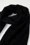 Guess Rechthoekige sjaal met franjes in het zwart Black Dames - Thumbnail 4