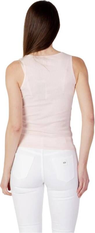 Guess Stijlvolle Roze Print Tanktop voor Vrouwen Roze Dames