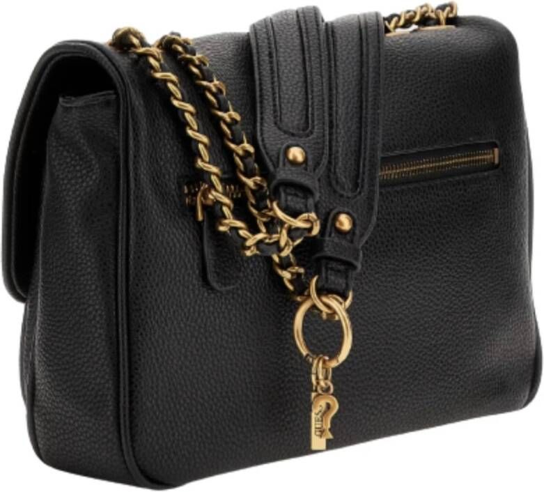 Guess Zwarte Becci Schoudertas Zwart Dames