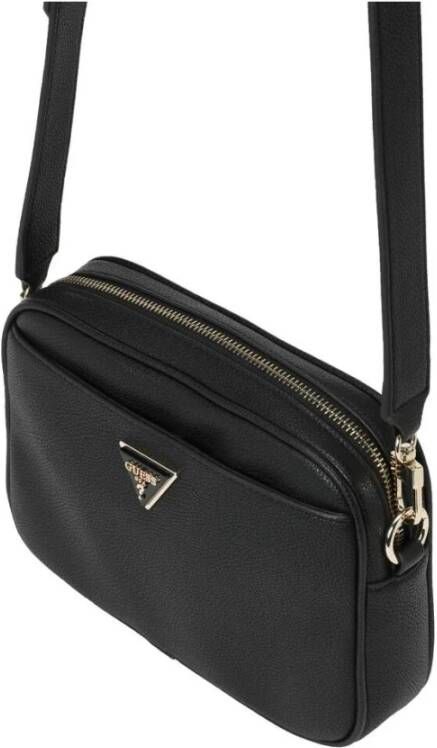 Guess Zwarte Meridian Handtas Schoudertas Zwart Dames