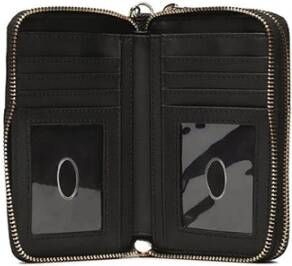 Guess Zwarte Portemonnee met Ritssluiting en Kaartsleuven Zwart Dames