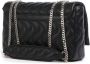 Guess Gewatteerde zwarte eco-lederen schoudertas Black Dames - Thumbnail 5