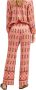 Gustav Levendige Bay Wide Leg Broek Roze Dames - Thumbnail 2