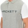 Hackett Korte Mouw Polo Shirt in Grijs Wit Gray Heren - Thumbnail 2
