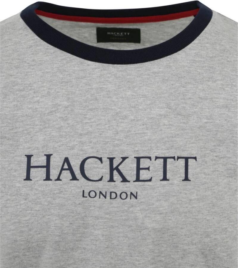 Hackett T-Shirts Grijs Heren