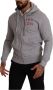 Hackett Gray Full Zip Hooded Cotton Sweatshirt Sweater Grijs Heren - Thumbnail 2