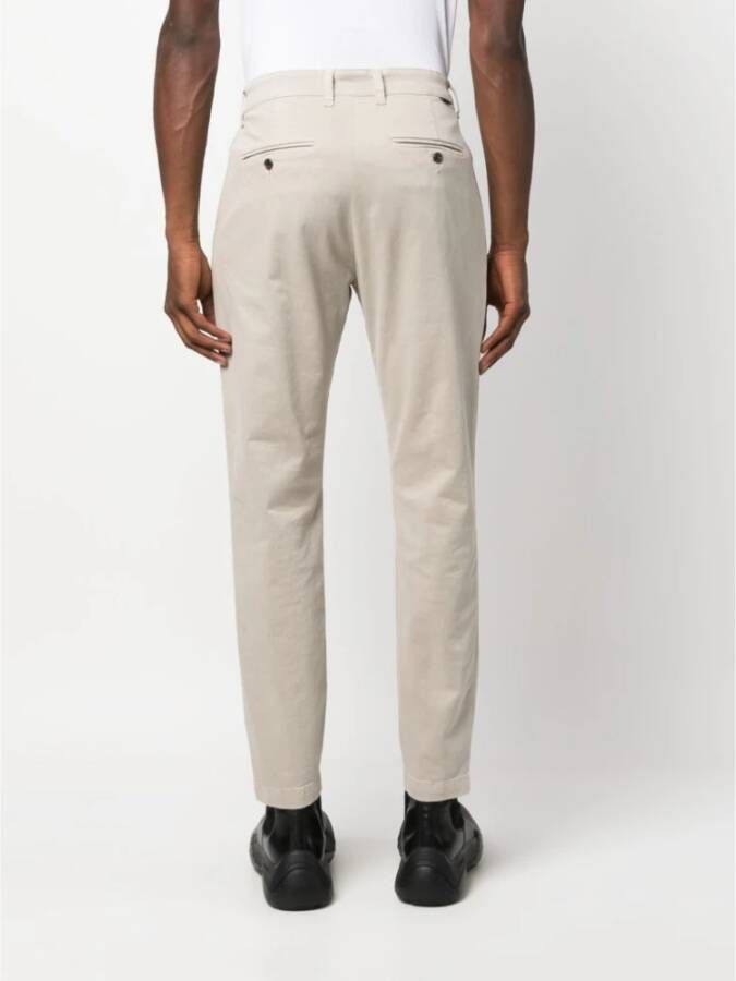 Haikure Slim-fit Trousers Beige Heren