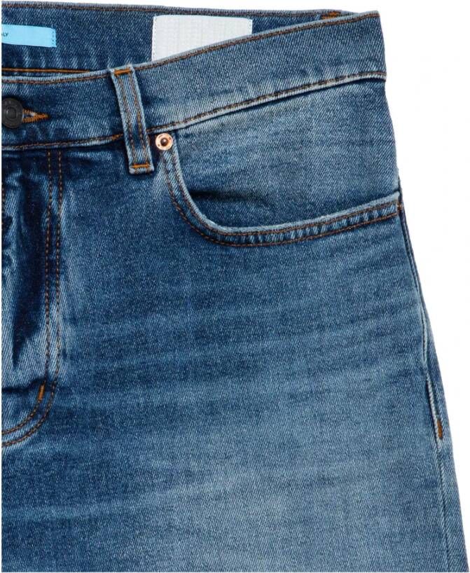 Haikure Straight Jeans Blauw Heren