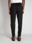 Haikure Zwarte katoenen gabardine broek Black Heren - Thumbnail 1