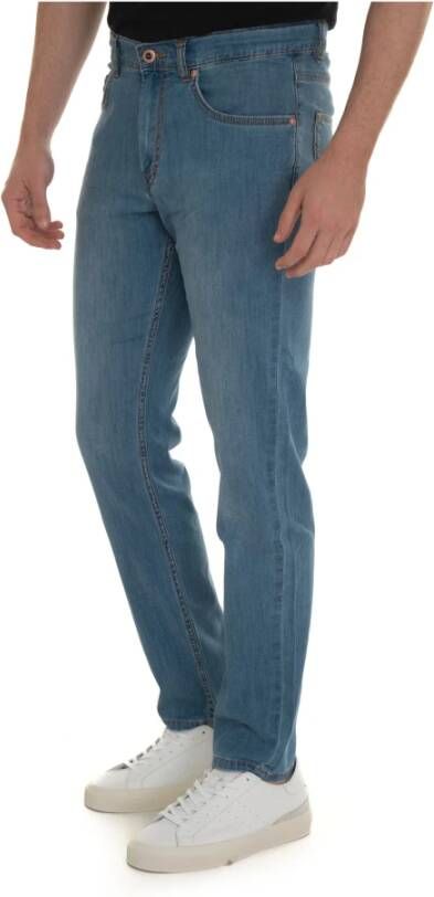 Harmont & Blaine 5 pocket denim Jeans Blauw Heren