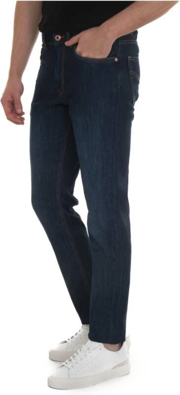 Harmont & Blaine 5 pocket denim Jeans Blauw Heren