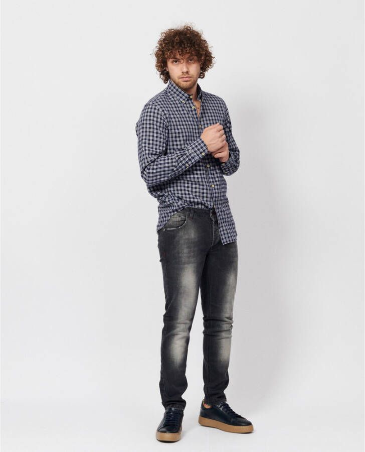 Harmont & Blaine Blouses Overhemd Blauw Heren