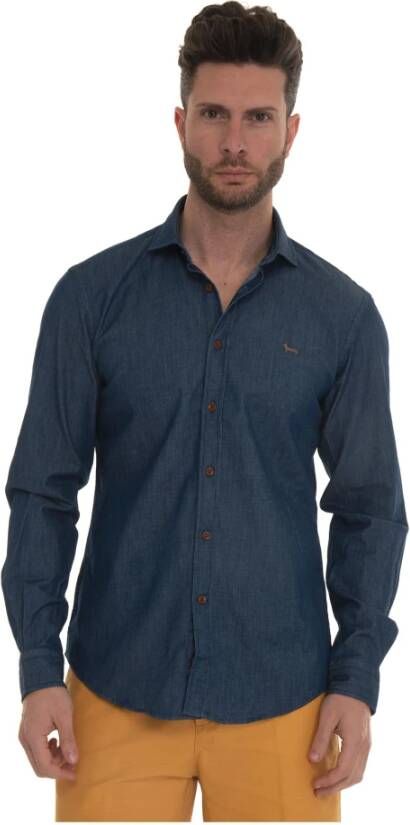 Harmont & Blaine Casual overhemd Blauw Heren