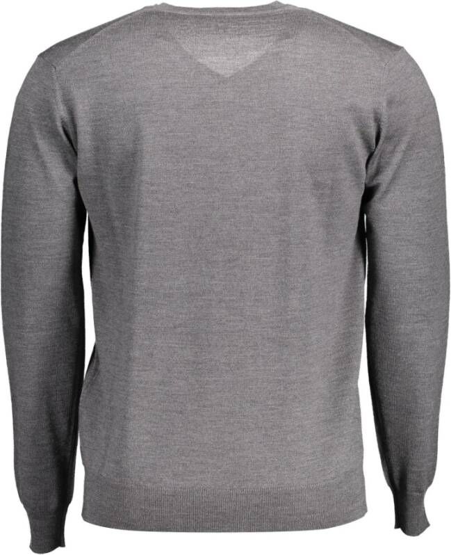 Harmont & Blaine Gray Wool Sweater Grijs Heren