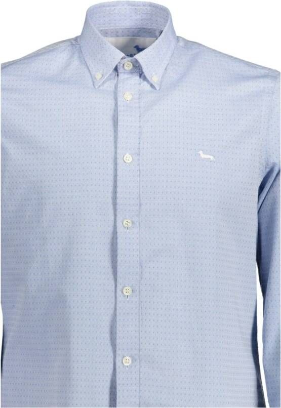 Harmont & Blaine Light Blue Cotton Shirt Blauw Heren