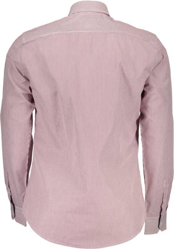 Harmont & Blaine Purple Cotton Overhemd Paars Heren