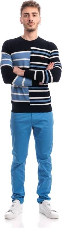 Harmont & Blaine Trui met ronde hals Blauw Heren