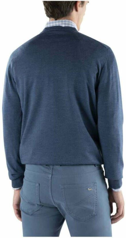 Harmont & Blaine Round-neck Knitwear Blauw Heren