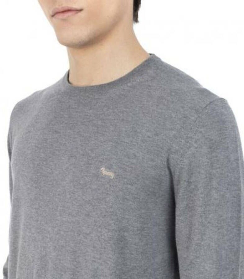 Harmont & Blaine Trui met ronde hals Grijs Heren