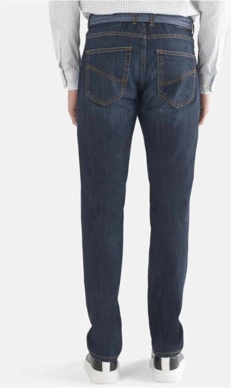 Harmont & Blaine Straight Jeans Blauw Heren