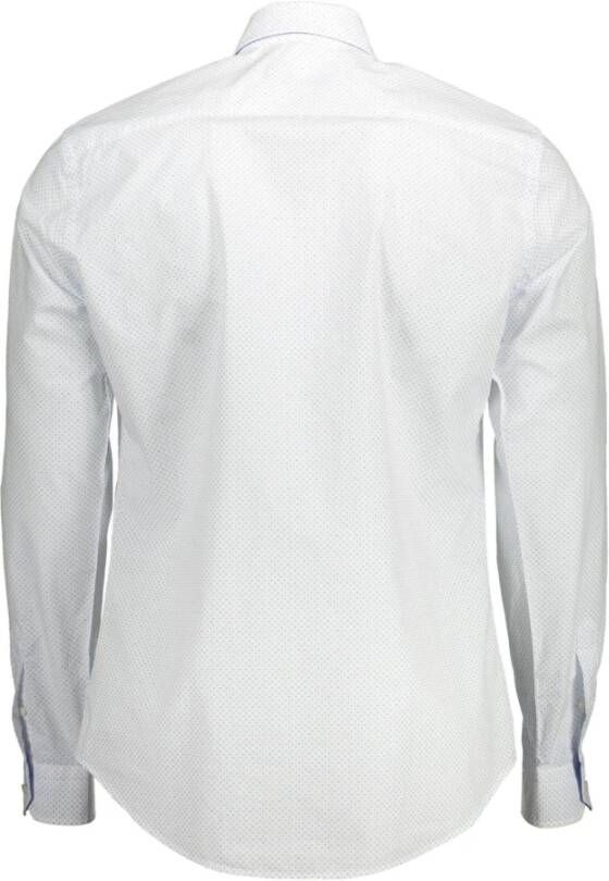 Harmont & Blaine White Cotton Shirt Wit Heren