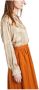 Hartford Charlot Leaf bedrukt shirt Beige Dames - Thumbnail 2