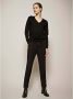 Heartmade Gezellige en stijlvolle gebreide kleding Kela hals trui Zwart Dames - Thumbnail 2