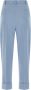 Hebe Studio Chinos Blauw Dames - Thumbnail 2