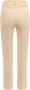 Hebe Studio Leather Trousers Beige Dames - Thumbnail 2