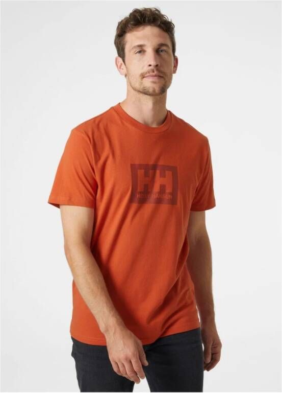 Helly Hansen T-Shirts Oranje Heren