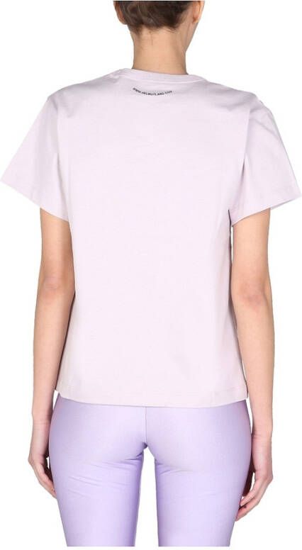 Helmut Lang Regelmatig fit T-shirt Roze Dames