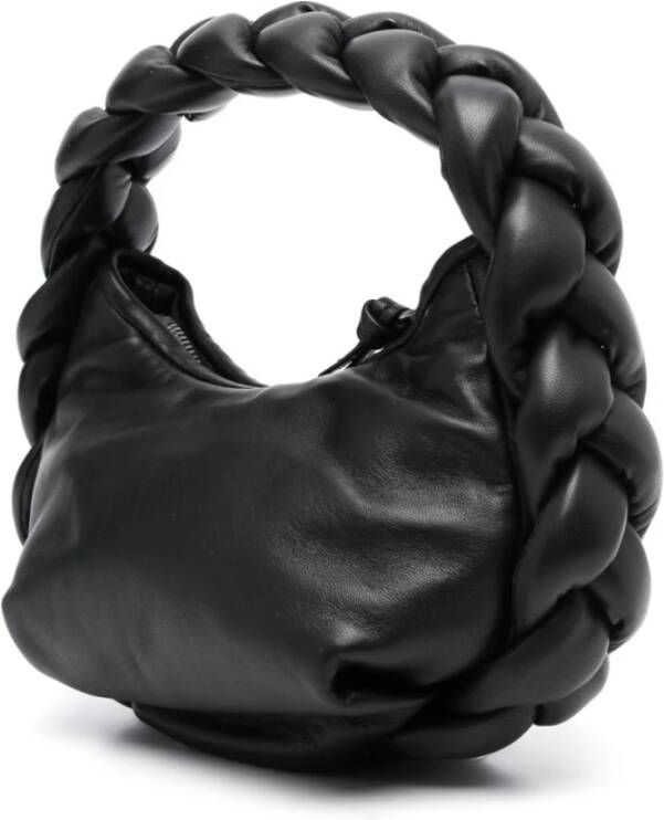Hereu Zwarte Mini Espiga Schoudertas Black Dames