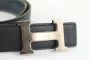 Hermès Vintage Tweedehands riem Blauw Heren - Thumbnail 2