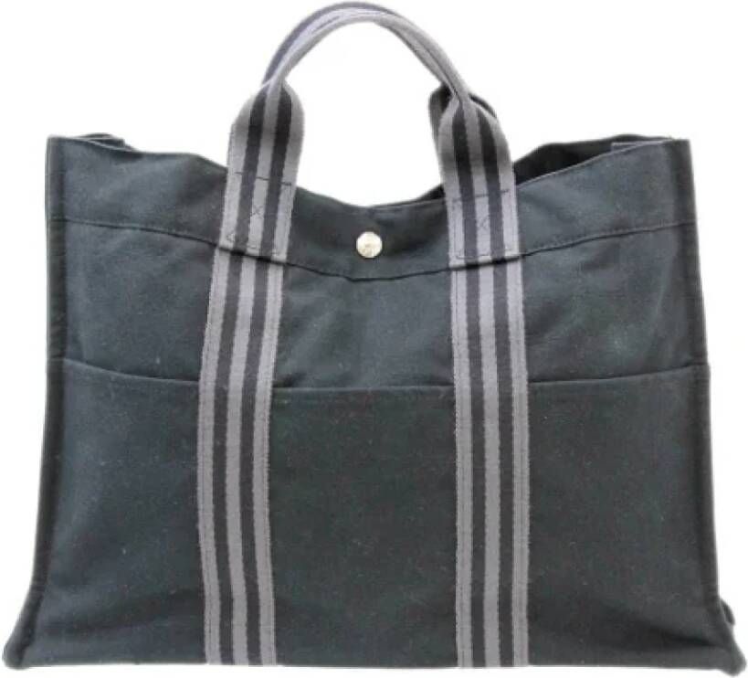 Hermès Vintage Tweedehands draagtas Zwart Dames