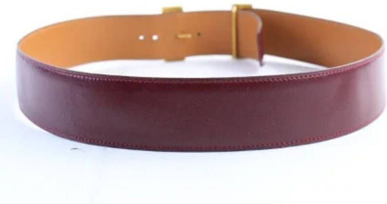 Hermès Vintage Tweedehands riem Bruin Dames