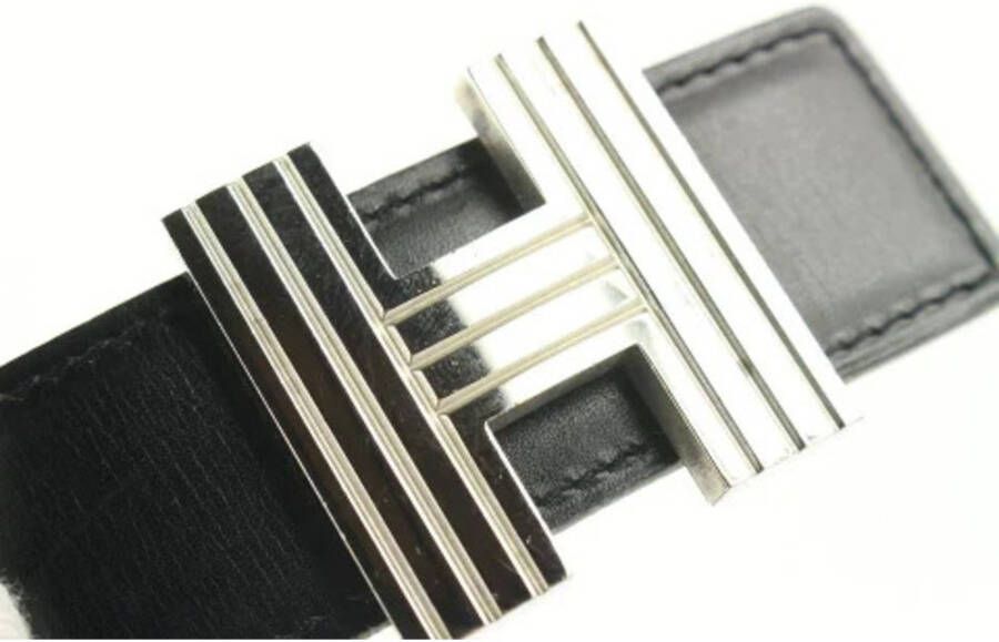 Hermès Vintage Tweedehands riem Zwart Dames