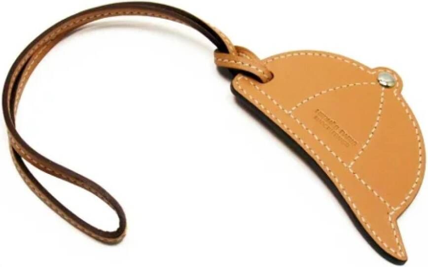 Hermès Vintage Tweedehands accessoire Bruin Dames